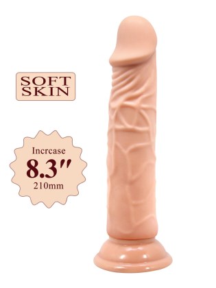 Barbara Calvin 7,8inch Dildo with Suction Cup BW 7013R -2